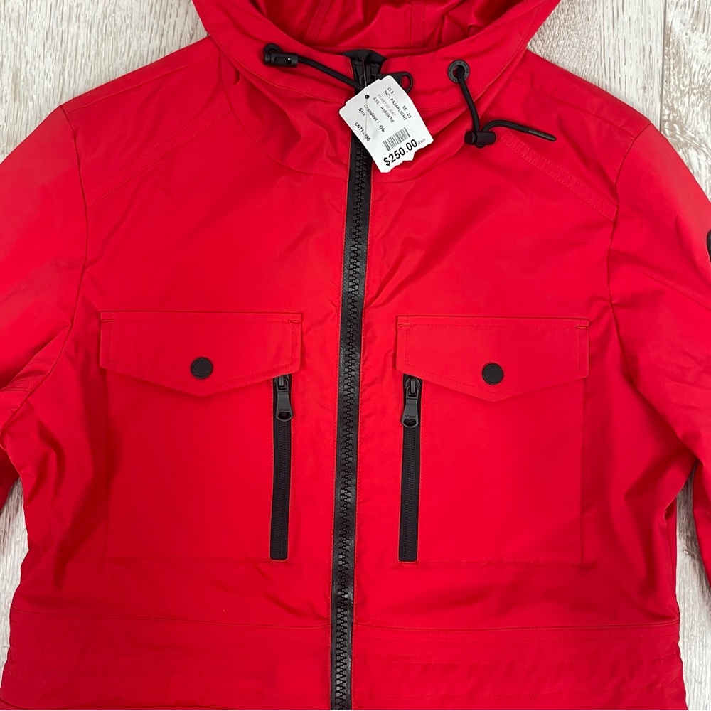 PAJAR M Women's Red Hooded Jacket - Picture 2 of 7